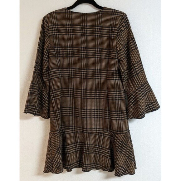 Cabi # 3902 Flounce Plaid Longline Full-Zip Jacket Fall 2020 Size Small - Picture 9 of 15